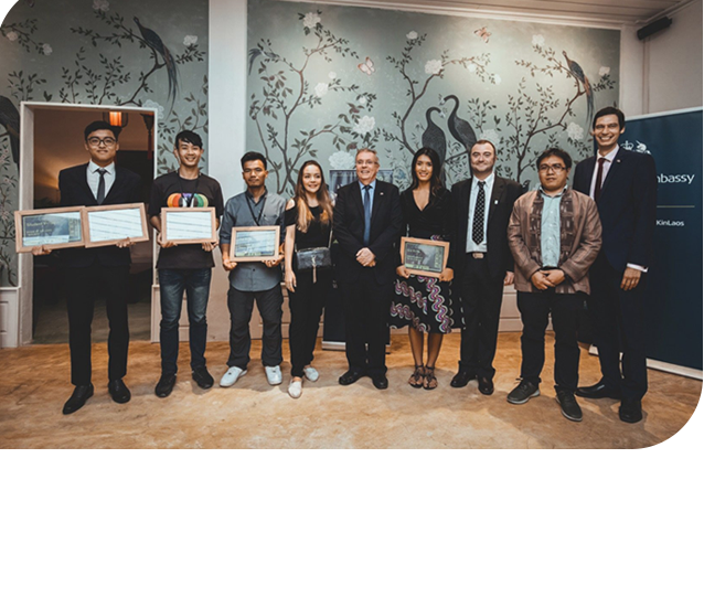 Laos Film Festival award ceremony – group photo